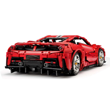 Klocki konstrukcyjne CaDA Master 3187 el. Auto Sportowe dla dzieci 14+ Zdalnie sterowany Model 1:8 + Światła LED